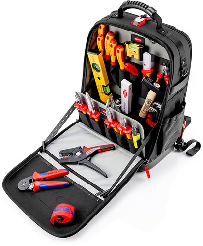 Knipex gereedschapsrugzak modular x18 elektro | 22-delig - 002150e
