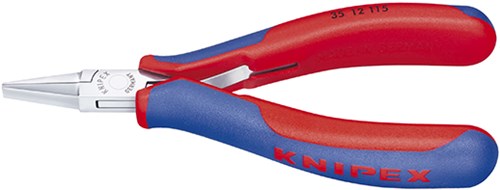 Knipex grijptang platte bek 115 mm - 3512115
