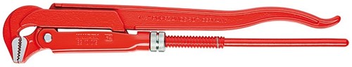 Knipex pijptang 90ø rood poedergecoat 560 mm - 8310020