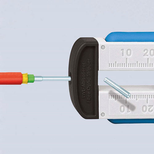 Knipex stripgereedschap voor glasvezelkabel | lengte 190 mm - 12 85 110 sb