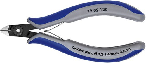 Knipex zijsnijtang mini-kop 120 mm - 7902120