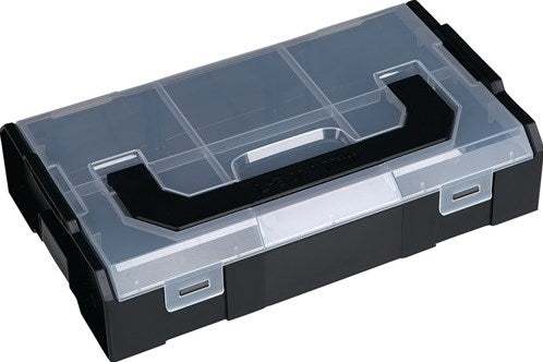 L-BOXX assortimentskist | b258,5xdxh64 mm | 6 vakken | transparant zwart antraciet | 1 stuk - 6100000324