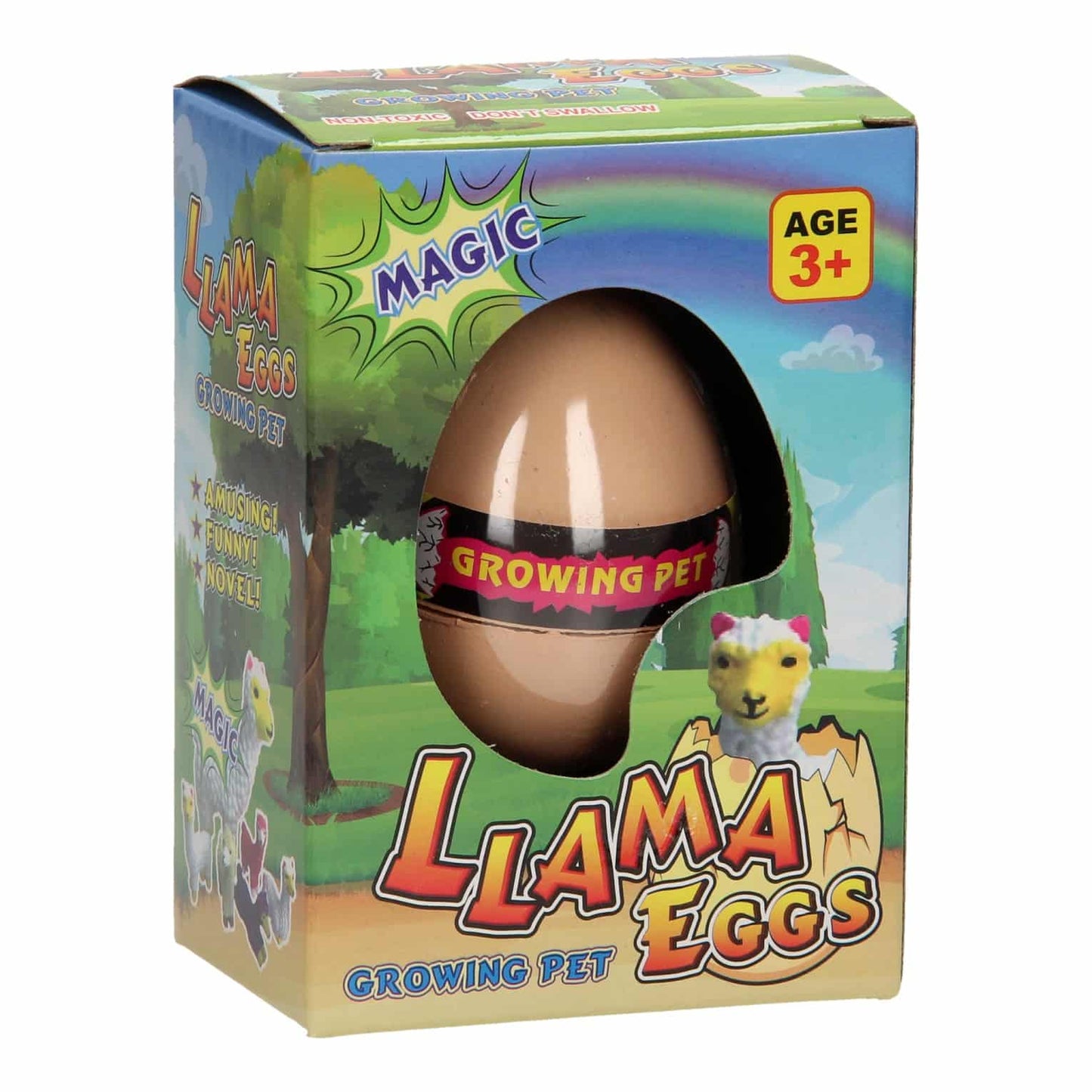Jonotoys Groei lama eieren groeiende dieren