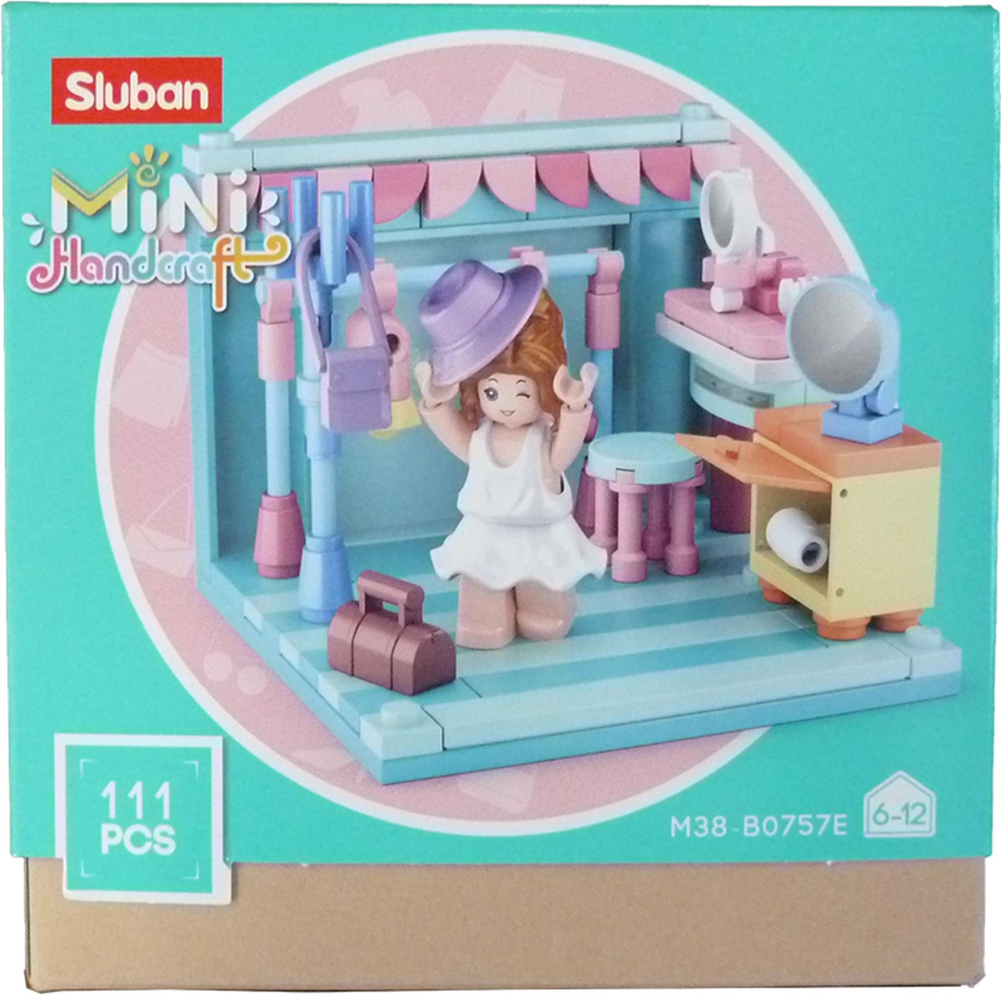 Sluban mini handcraft kleedkamer 111pc