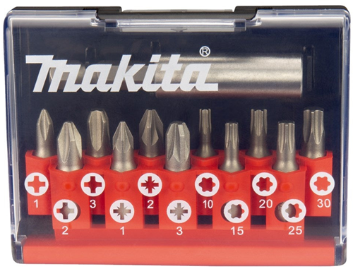 Makita Accessoires bitset | 12-delig - d-31083