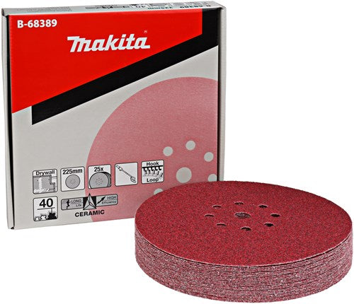 Makita Accessoires schuurschijf k40x225mm - b-68389 - b-68389