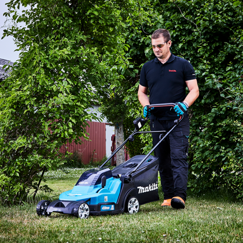 Makita dlm432pt2 | grasmaaier | 2x18 v | 43 cm | inclusief accu's en lader