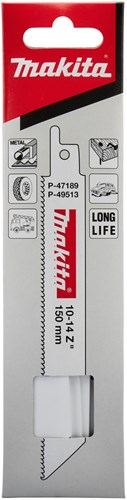 Makita Accessoires reciprozaagblad hout staal 150mm - p-49513 - p-49513