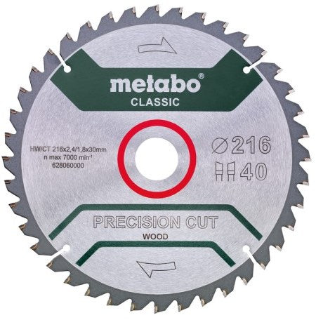 Metabo Accessoires cirkelzaagblad | precision cut classic | 305x30mm | z56 wz 5° neg b - 628657000