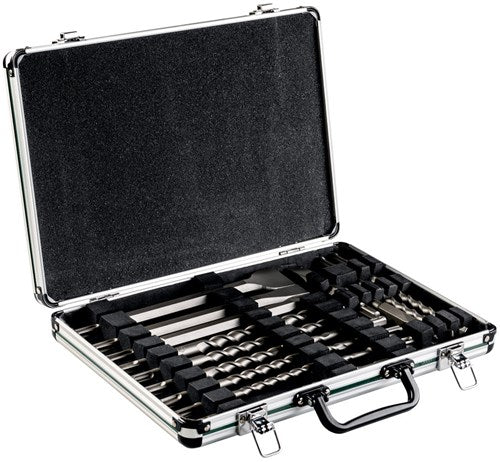 Metabo Accessoires Metabo sds-plus boren- beitelset sp , 17-delig, in aluminium koffer | 628414000 - 628414000