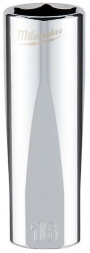 Milwaukee Accessoires 3 8 ratel dop , metrisch lang -16mm - 4932478360