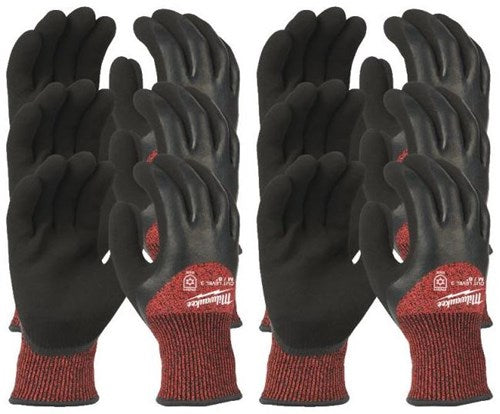 Milwaukee Accessoires gedipte winter werkhandschoenen snijklasse 3 c - l 9 | 12 paar - 4932471611