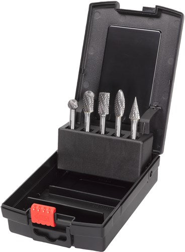 Milwaukee Accessoires Milwaukee burrs tc 6 x 10mm set - 5 pc stiftfrees set 10mm type b, c, d, h, m (5-delig) - 4932493577