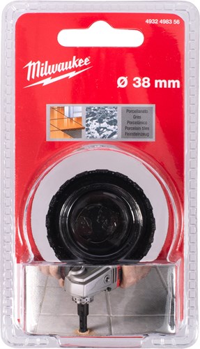 Milwaukee Accessoires Milwaukee m14 diamant tegelboor | 38 mm - 4932498356
