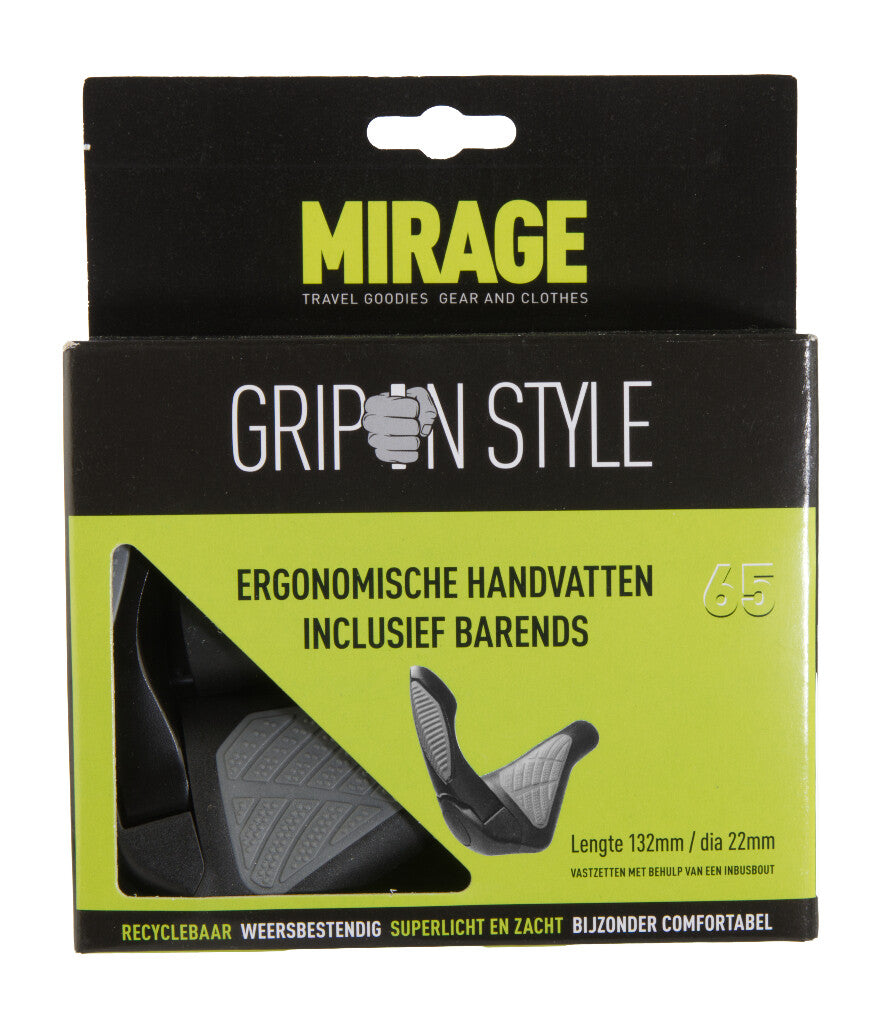 Mirage ErgoLock 134mm Zwart-fietslock