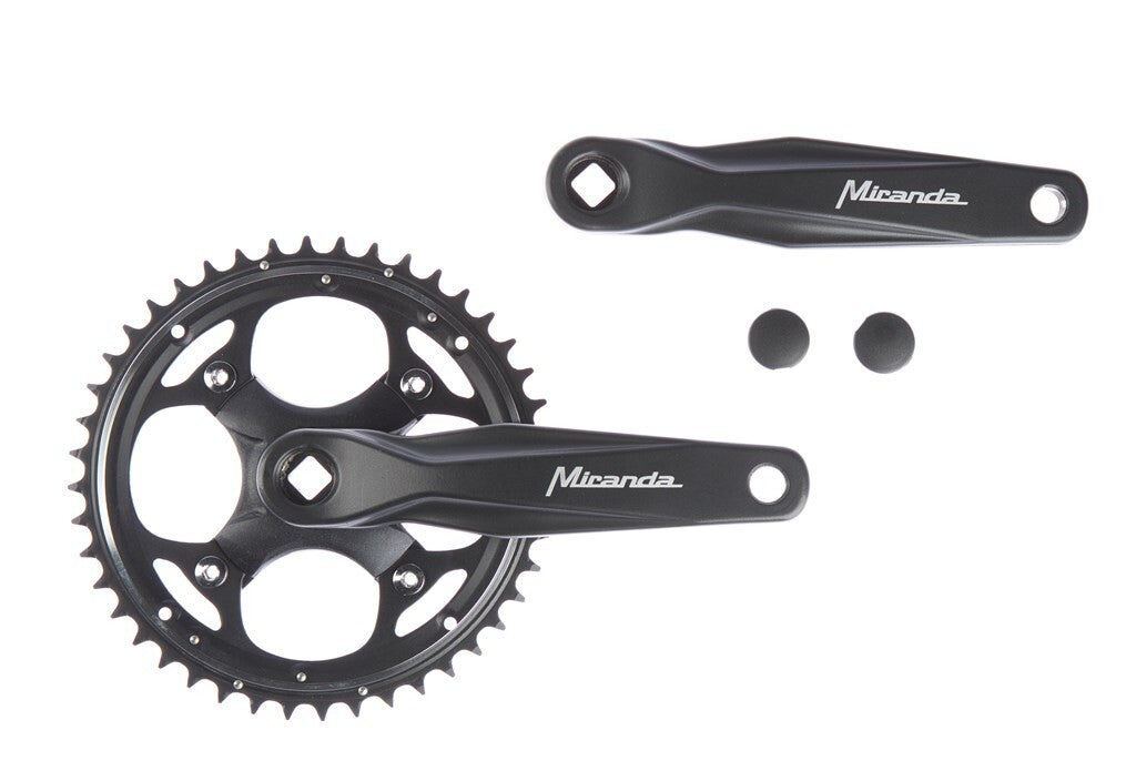 Miranda gamma 1r crankstel 44t k-lijn 51 bcd104+r-ring