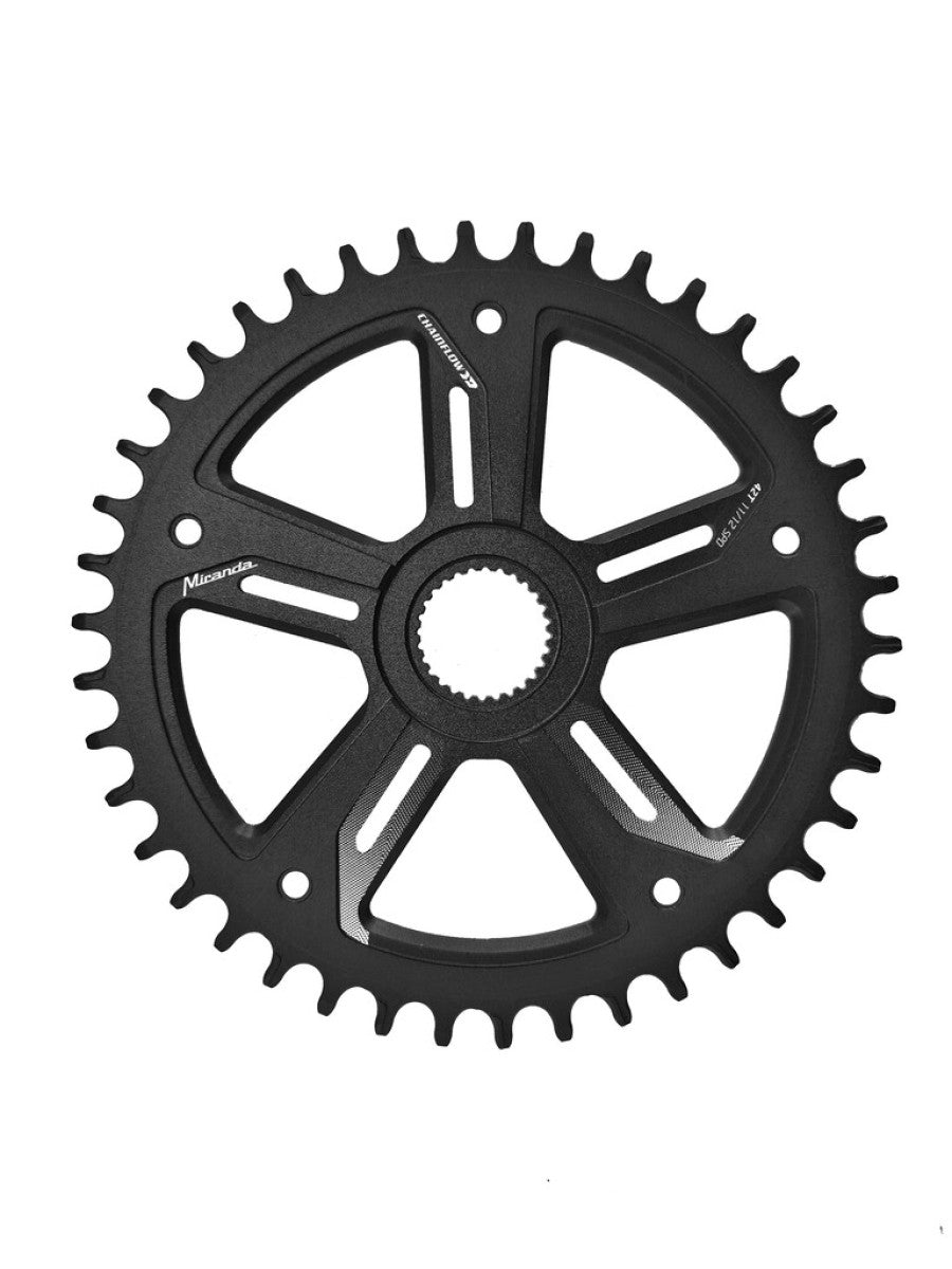 Miranda bosch 4 5 tandwiel 38t race gravel kl53(g4) 55mm(g5), aluminium