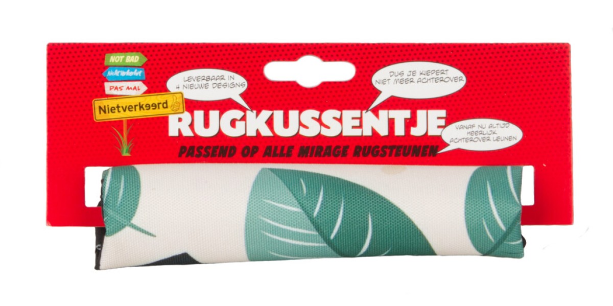Buzaglo Nietverkeerd rugsteun kussen vegan print