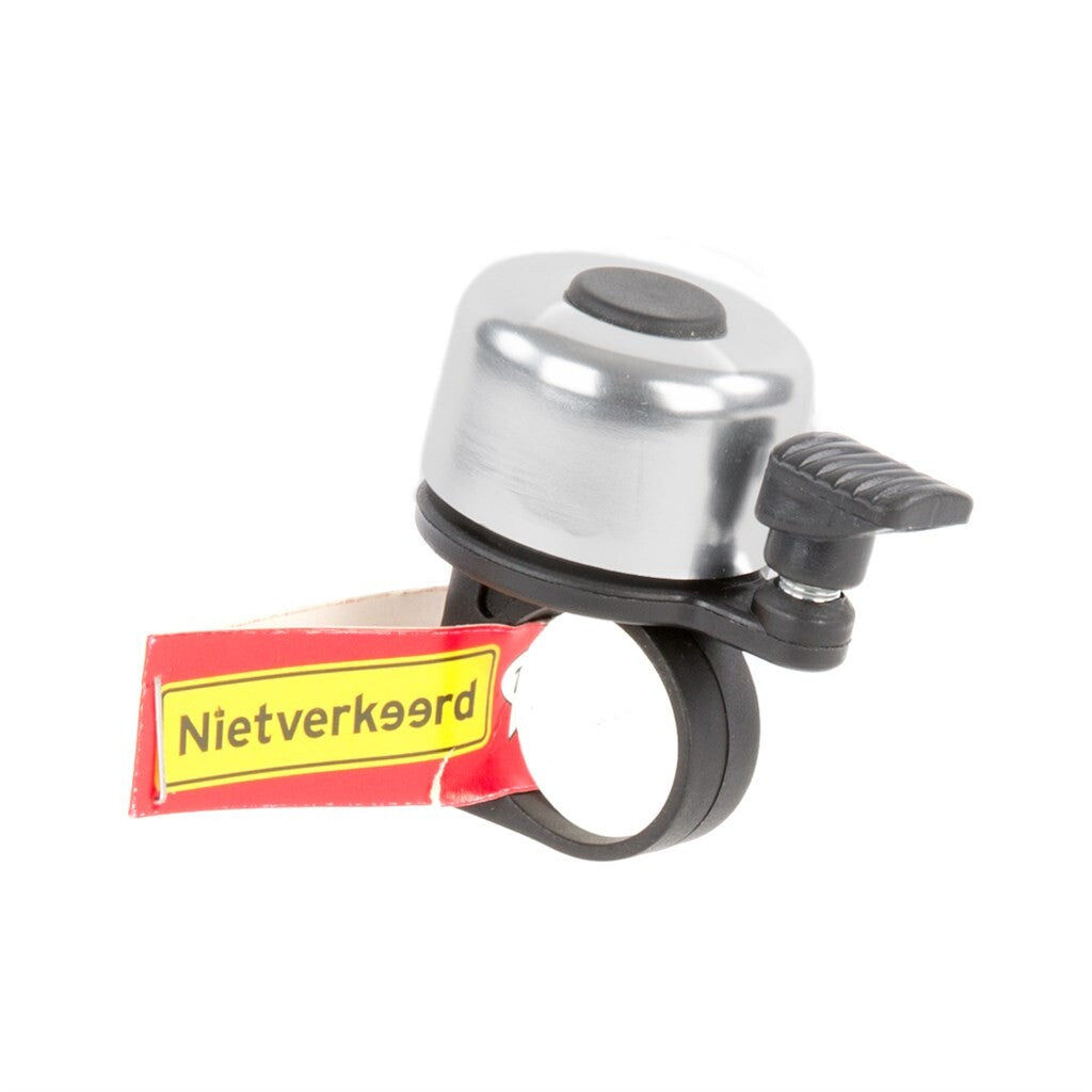 NietVerkeerd N v minibel staal 35mm, zilver