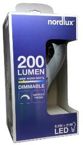Enzo Nordlux led a160 e27 8,5-21w 1800k filament spiraal grey dimbaar - 2760185