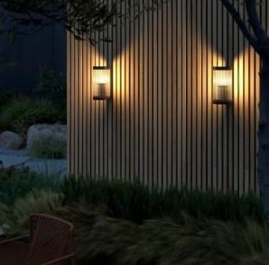 Enzo Nordlux wandlamp coupar e27 zwart ip54 - 4800903