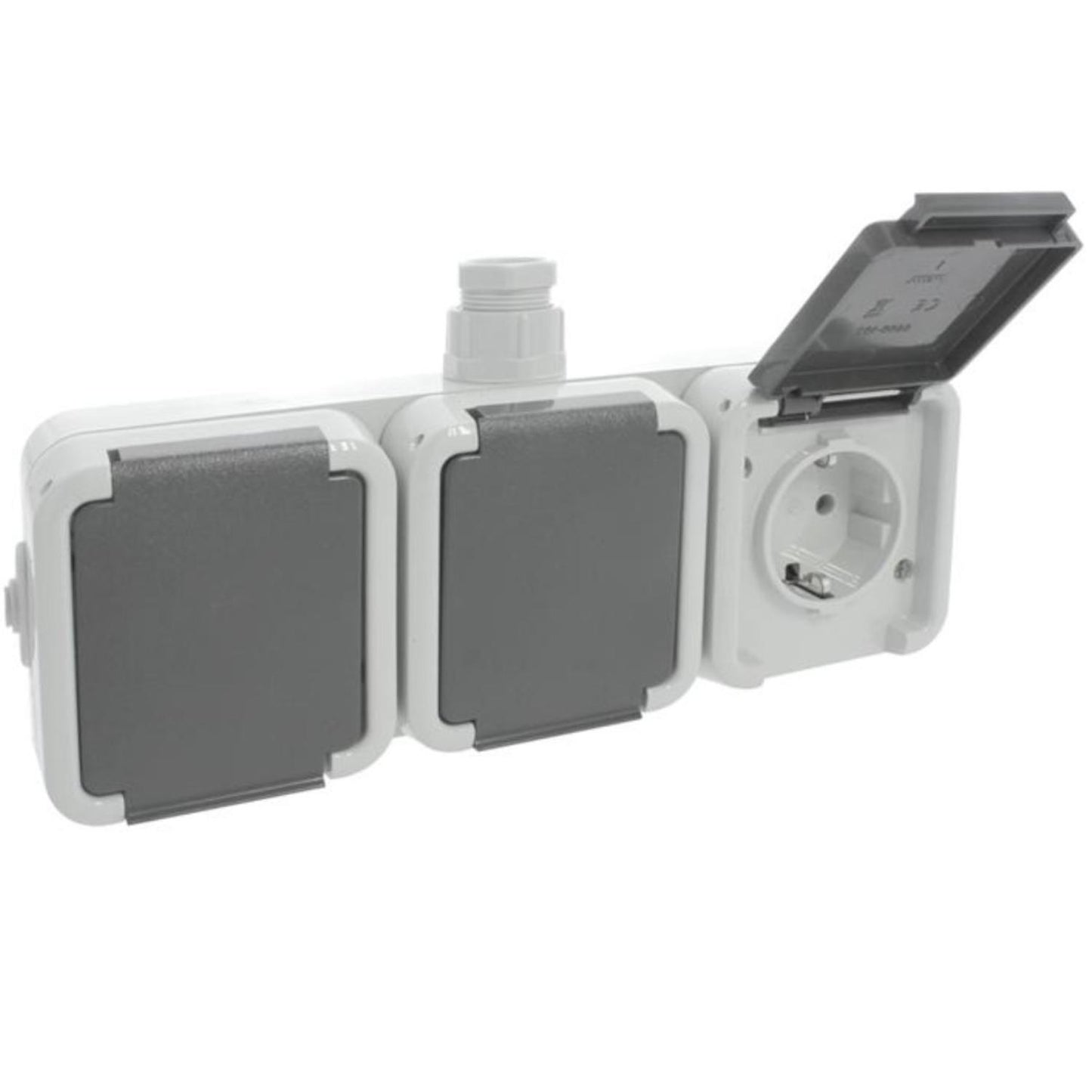 Peha Opbouw stopcontact - 3-voudig