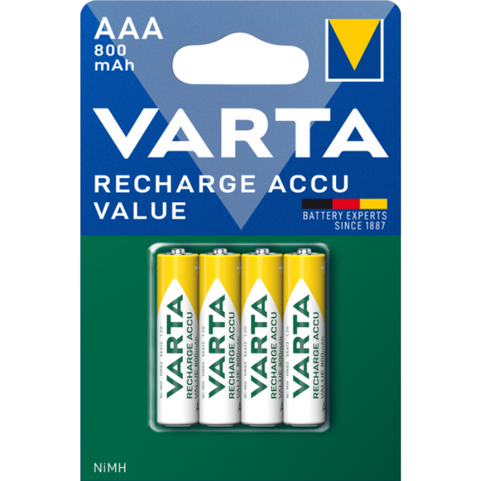 Oplaadbare AAA Batterij - Nimh