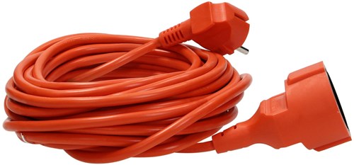 Enzo Orno verlengsnoer pvc oranje 3x1qmm 50m - 1167059