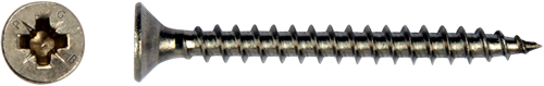Pgb-Europe pgb-fasteners | spaanplaatschroef a2 vzk-z ø 4,50x40 pgwvzva00004500403