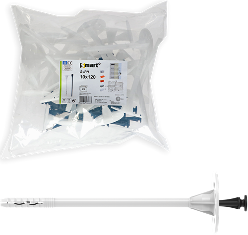 Pgb-Europe smart | iso smart s-iph kunststof nagel 10x120 | 25 st - sm0iphn001001204