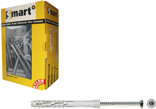 Pgb-Europe smart | raamplug +schroef vzk tx ø 10x120 nzn | 25 st sm0rptn01100120e