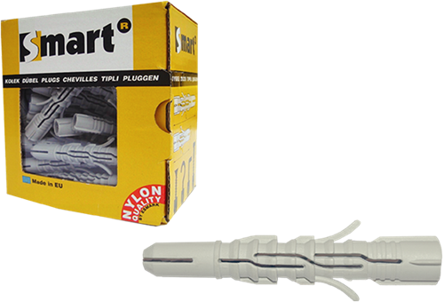 Pgb-Europe smart | sterk nylon multifunct. plug ø 6x50 | 50 st - sm00lpn00060050e