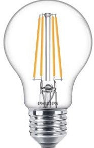Philips led gls e27 7-60w 2700k filament helder blister - 5102519