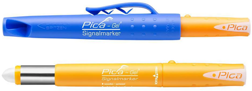 Pica 8080 gel signalmarker | wit - pi8080