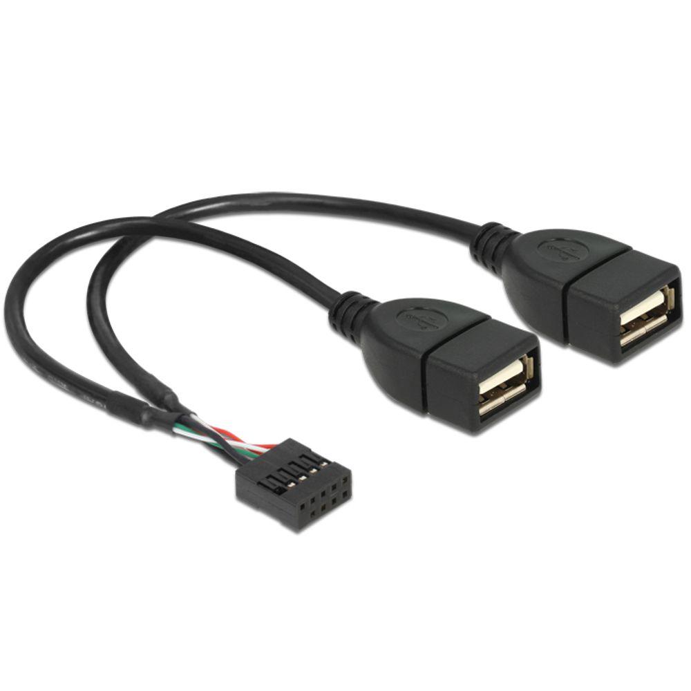 Pin header naar USB A kabel