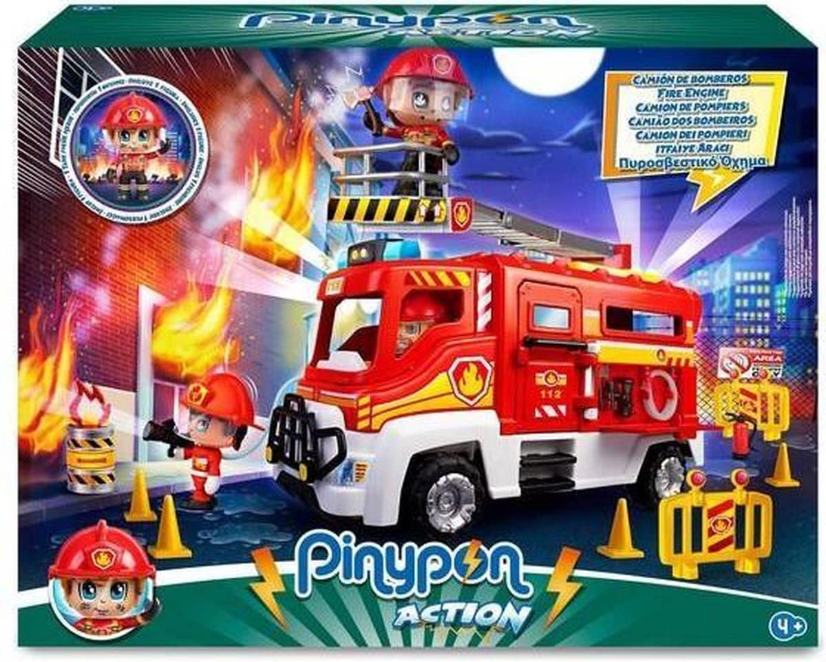 Famosa Pinypon - brandweer wagen met speelfiguur