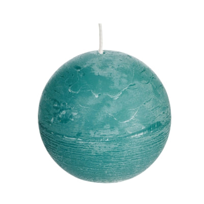 Spaas (r) bolkaars emerald green 8 cm | 12 stuks