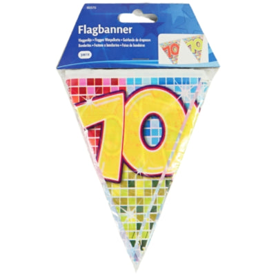 Folat Mini vlaggenlijn blocks 6 jaar, 3mtr.