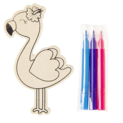 Kleur je eigen houten figuur DIY 11 cm 3 assorti | 36 stuks