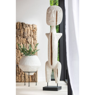 J-Line figuur primitief wit 144 cm | 2 stuks