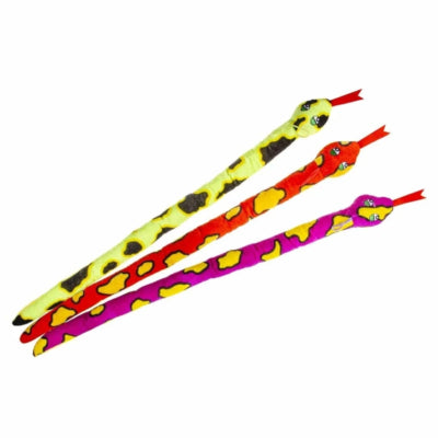 Knuffel slang 74 cm 3 assorti | 12 stuks