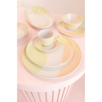 J-Line bord diep porselein 27 cm | 4 stuks