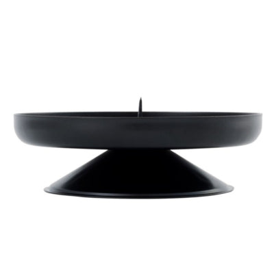 Spaas (r) kaarsenhouder metaal zwart 9 cm | 40 stuks