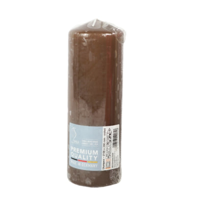 Gala stompkaars bruin 6,8 x 20 cm | 12 stuks