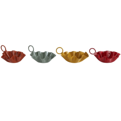 Theelichthouder Naomi 10 cm 4 assorti | 24 stuks
