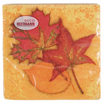 Deco Heitmann servetten herfst 25 x 25 cm 3-laags 20 stuks | 150 stuks