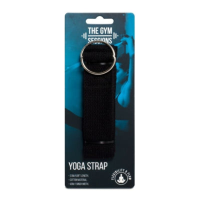 The Gym Sessions yoga riem zwart 175 cm | 24 stuks