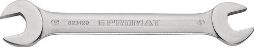 Promat tecwerk dubbele steeksleutel | 10 x 11 mm lengte 152 mm | verchroomd - 4000823104