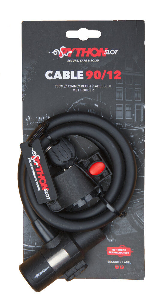 Buzaglo Pythonslot kabelslot 12mmx90cm, met bracket