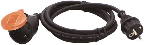 Relectric pro verlengsnoer 5 mtr 1-voudig 3x1,5mm - relec493128 relec493128